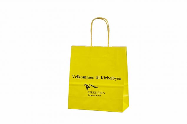 yellow kraft paper bag 