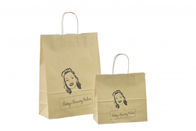 beige kraft paper bags 