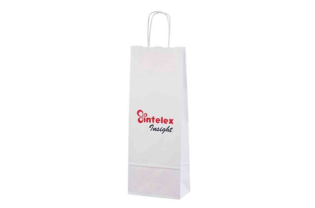 kraft paper bags for 1 bottle 