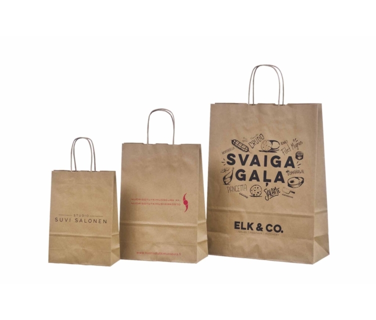 Paperinarukannikkeiset ekokassit omalla painatuksella