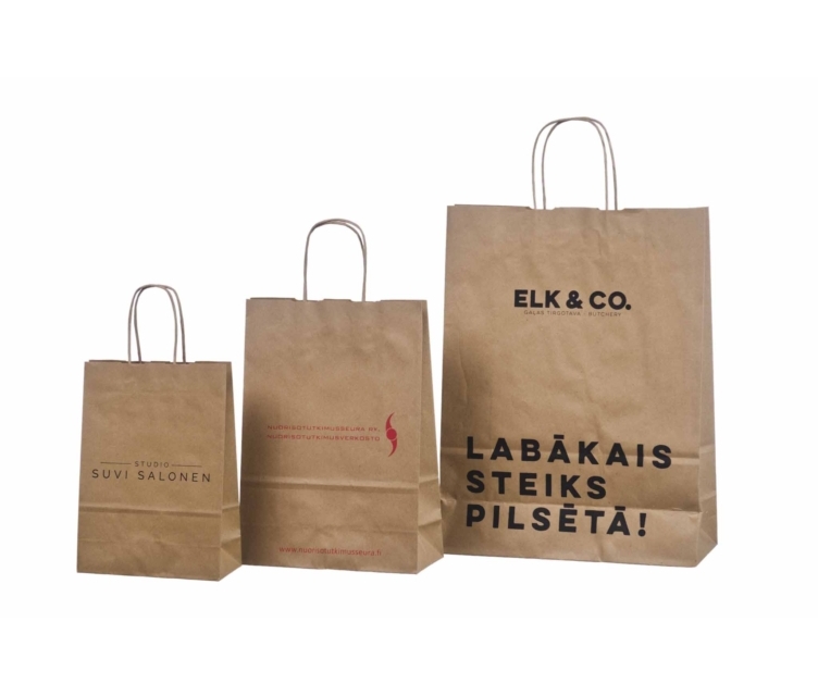 Paperinarukannikkeiset ekokassit painatuksella