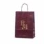 Viininpunaiset paperikassit omalla logolla